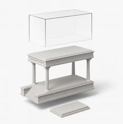 Temple Koleksiyonu LED Işıklı Araba Standı